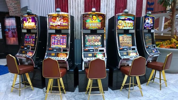 Mobile phone displaying instogel live-casino interface with roulette and blackjack options